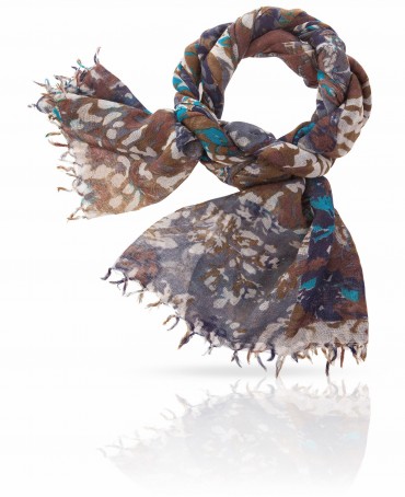 Палантин Женский ZW-DENSE.FLORAL/LILAC